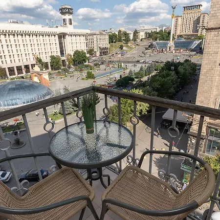 View On Maidan And Kreschatyk * Kiev